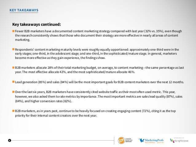 b2b content marketing study slide 5