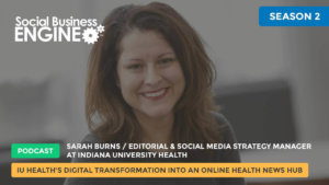 Social business engine - episode 2 - sarah edwards, social strategy manager at the university of californ.