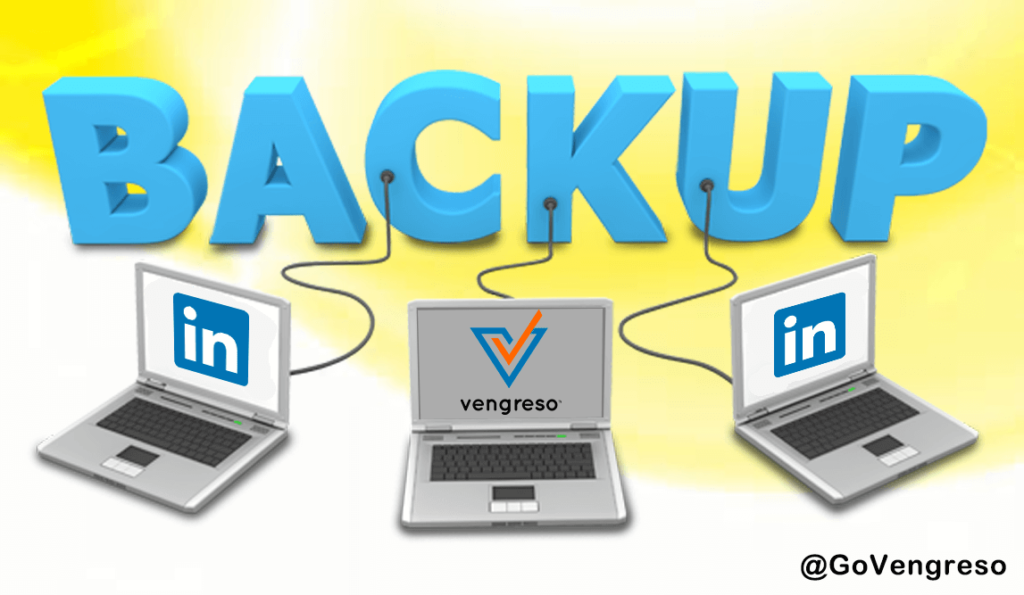 Download LinkedIn to have a backup of your profile