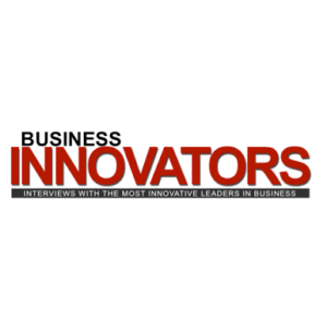 Business innovators logo on a white background.