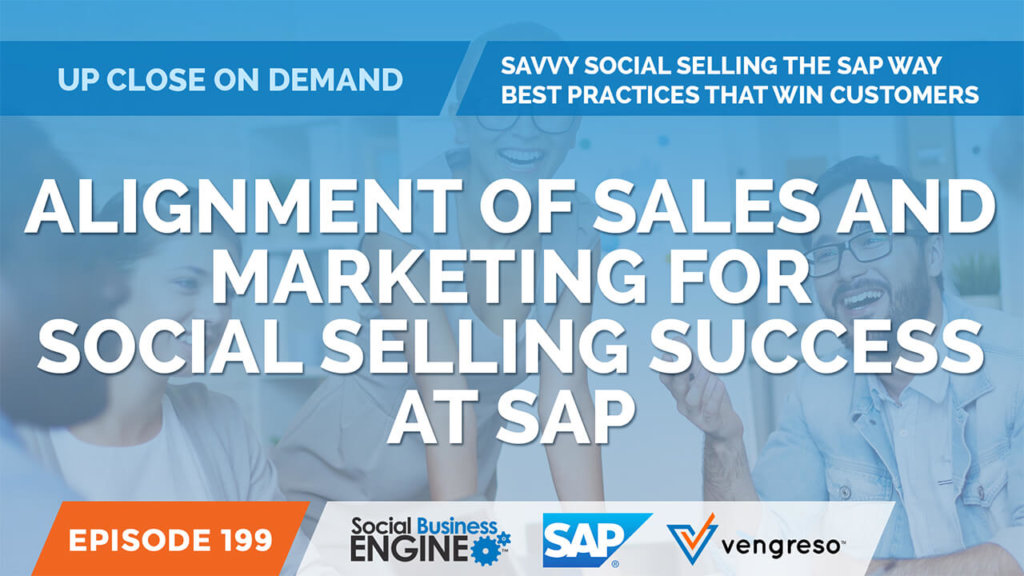 Alignment of Sales and Marketing for Social Selling Success at SAP