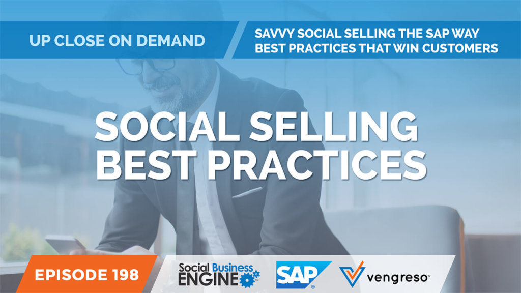 SAP podcast interview on social selling best practices
