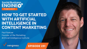Paul Roetzer podcast interview on artificial intelligence in content marketing