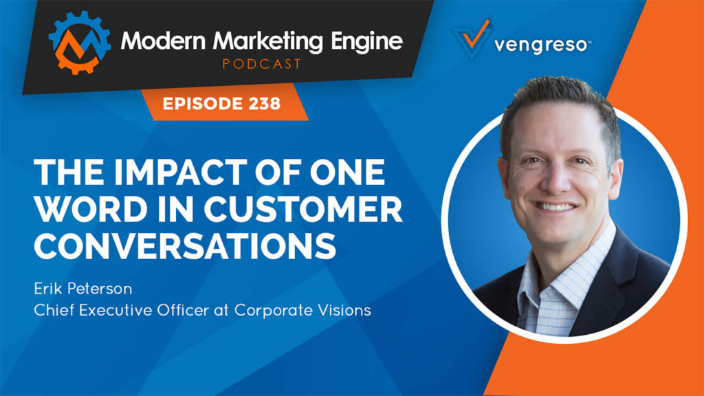 Erik Peterson podcast interview on creating valuable conversations with the customers