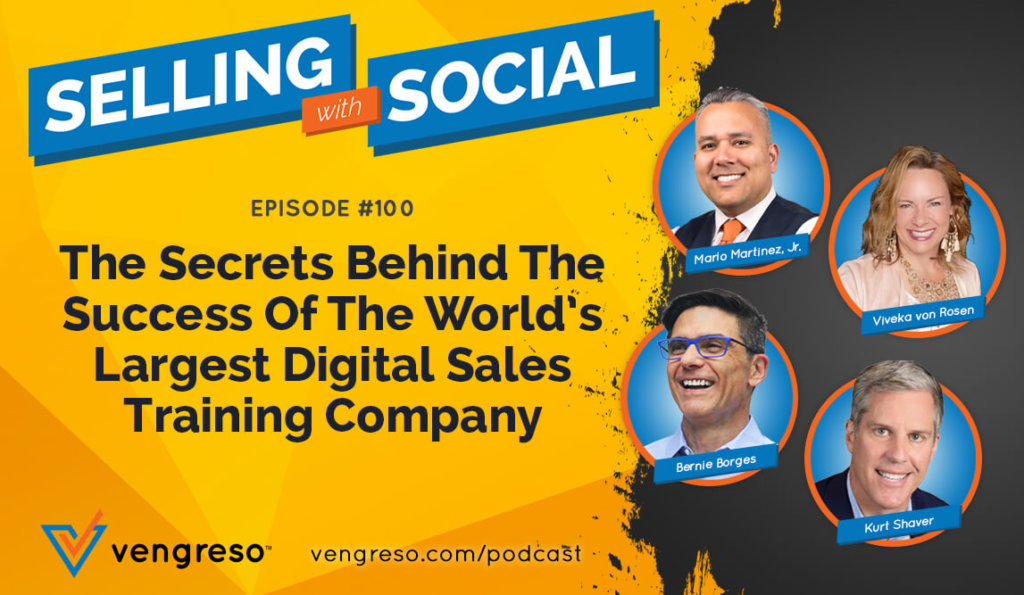 Vengreso Leaders podcast interview on being the largest Digital Sales Training Company