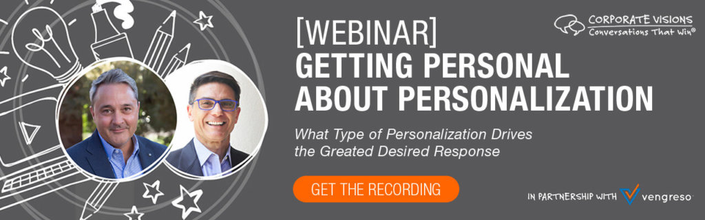 Get Personal About Your Personalization Messaging in Marketing & Sales