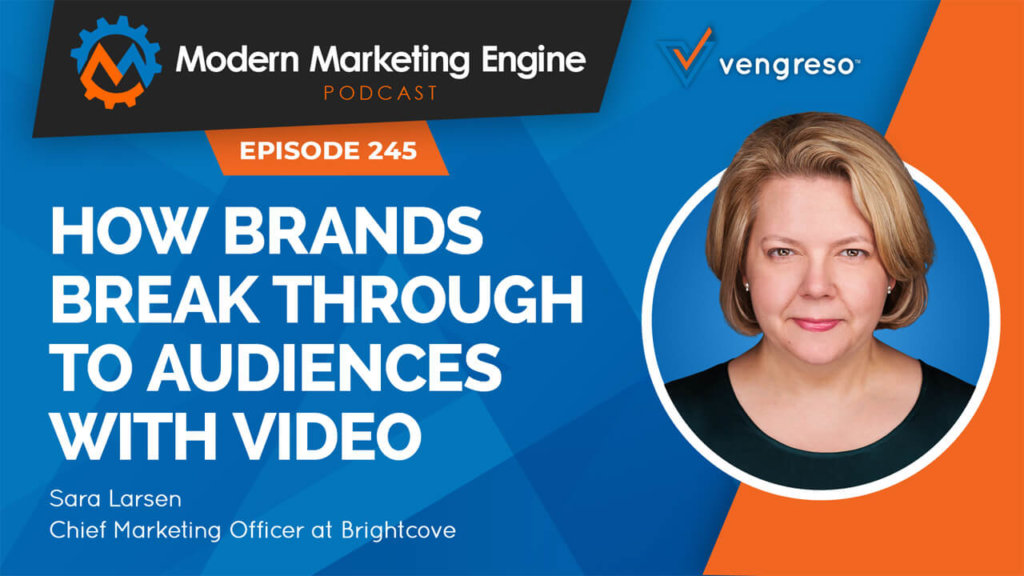 Sara Larsen podcast interview on video marketing