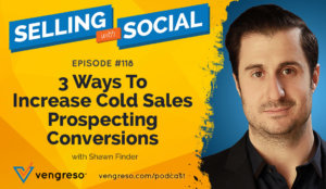 Shawn Finder podcast on cold sales prospecting conversions
