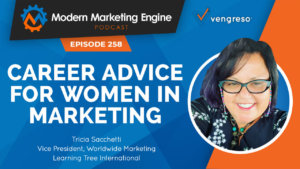 Tricia Sacchetti podcast interview on working women in marketing