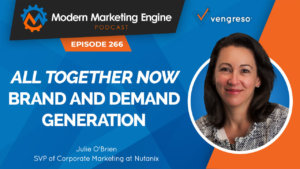 Julie O'Brien podcast interview on deman generation campaigns