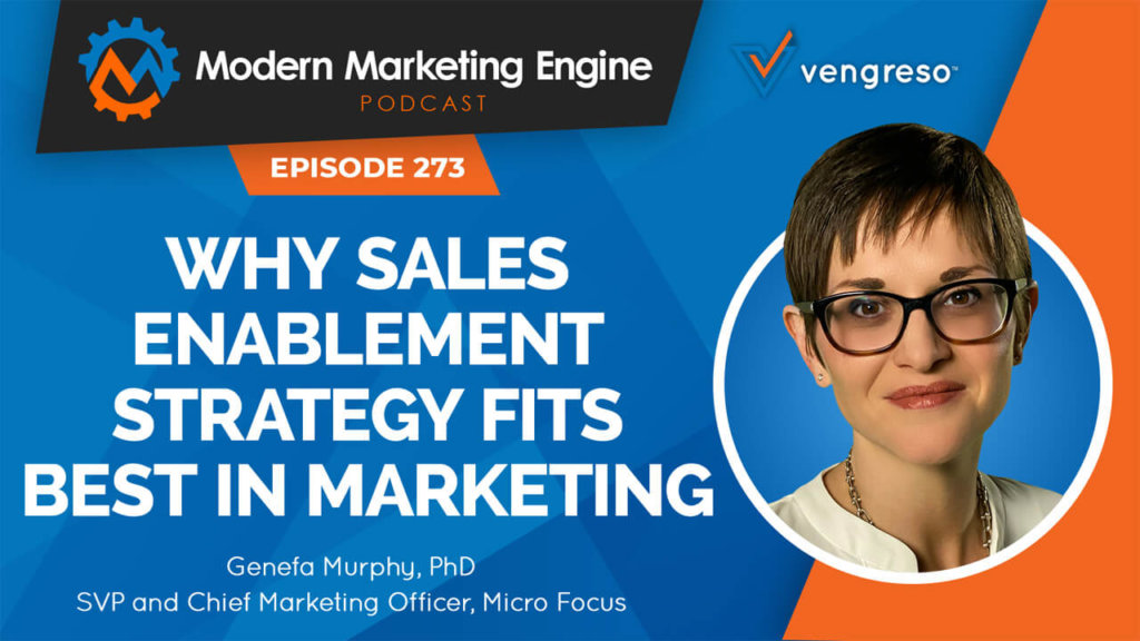 Generfa Murphy podcast interview on sales enablement strategy for marketing
