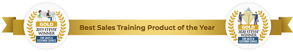 Vengreso Gold Stevie Award Best Sales Training Product of the Year 2019 and 2020