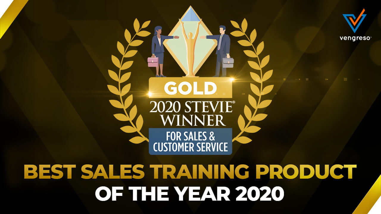 Vengreso Gold Stevie® Award Best Sales Training Product