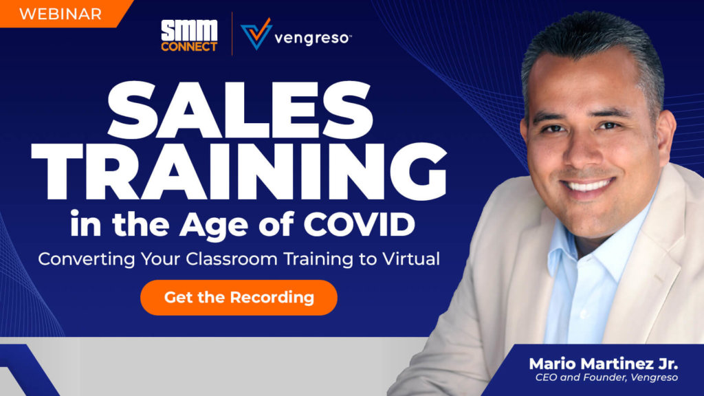 Sales Training in the Age of Covid-19 Webinar Recording Playback