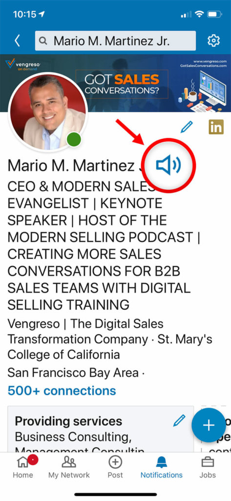 LinkedIn Name Pronunciation Mario Martinez Speaker Icon