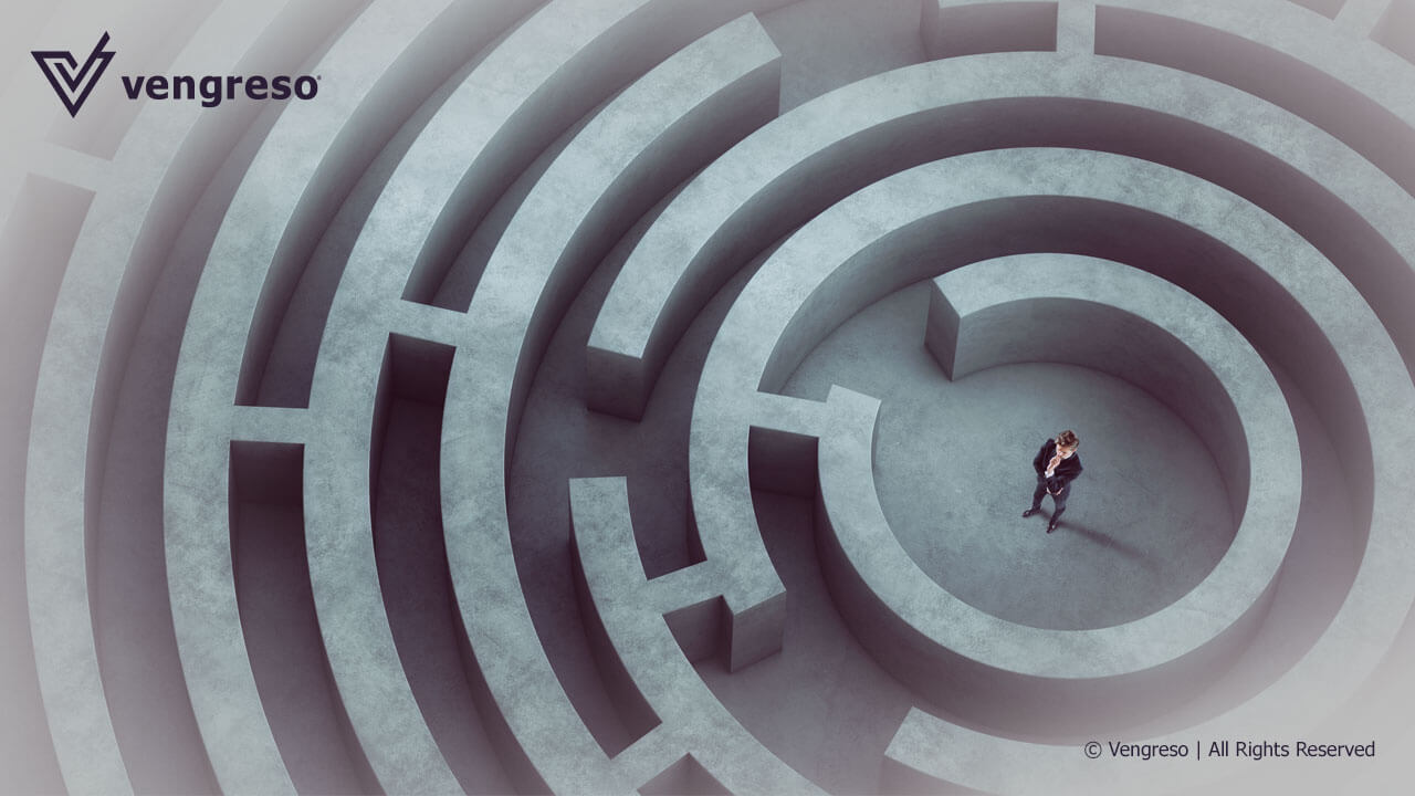 Person at the Center of a Labyrinth 