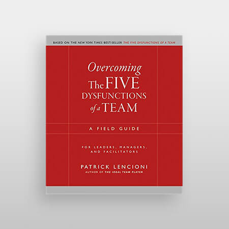 Best Sales Books Overcoming the Five Dysfunctions of a Team by Patrick Lencioni book cover