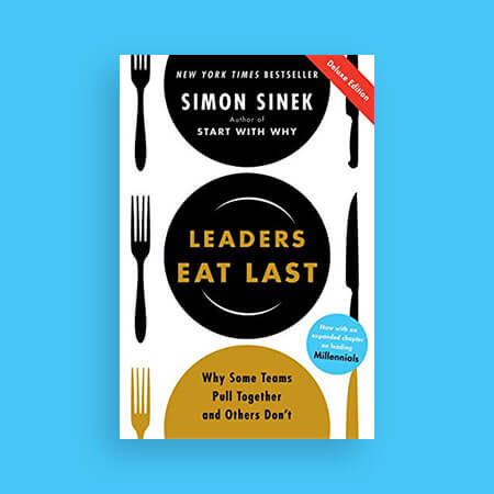 Leaders Eat Last by Simon Sinek book cover best sales books