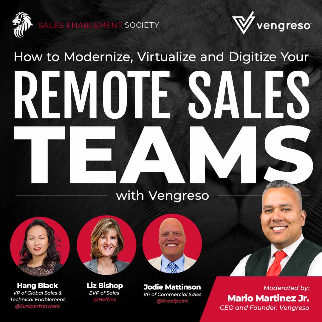 Webinar Modernizing, Digitizing, and Virtualizing Your Remote Sales Team - How?