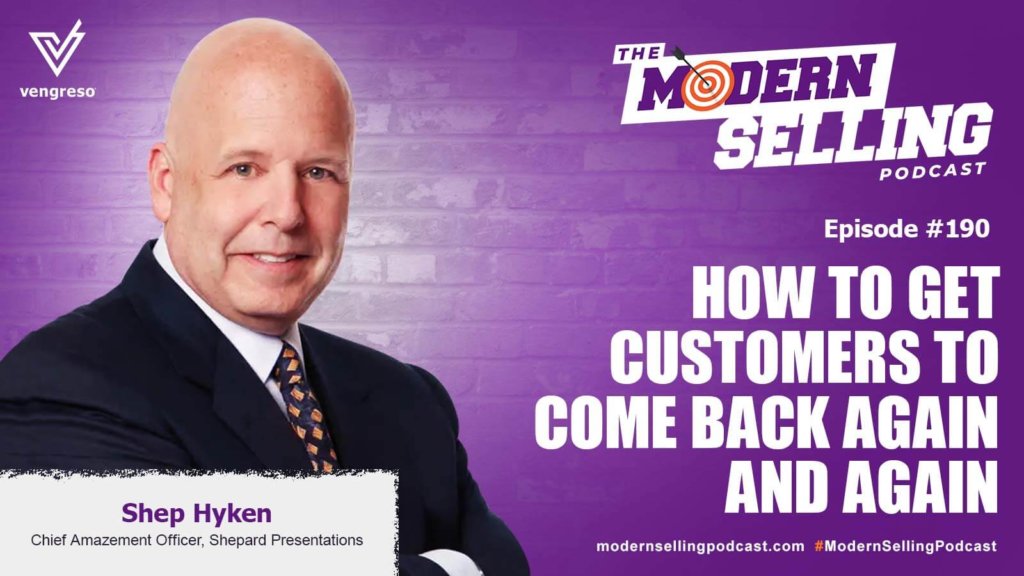Get customers come back again podcast