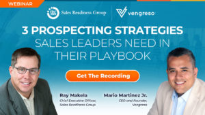 Watch this webinar! 3 Prospecting Strategies Sales Leaders Need In Their Playbook