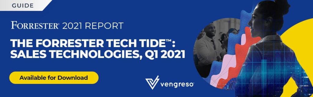 The Forrester Tech Tide™: Sales Technologies, Q2 2021. Keywords: Sales Technologies, Q2 2021