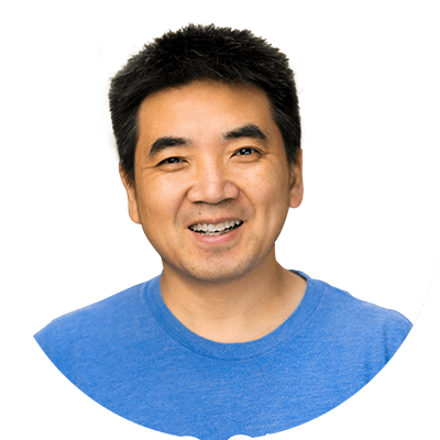 An Asian man utilizing LinkedIn® for digital selling