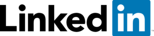 Linkedin logo on a black background, Vengreso partners.