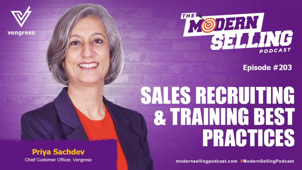 Sales Recruiting & Training Best Practices with Priya Sachdev