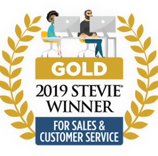 2019 stevie gold winner for sales and customer service with expertise in prospecting.