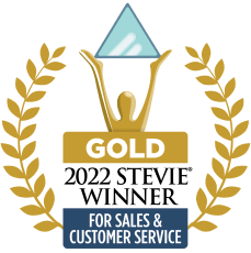FlyMSG Sales Pro for Teams wins the gold award for sales and customer service.