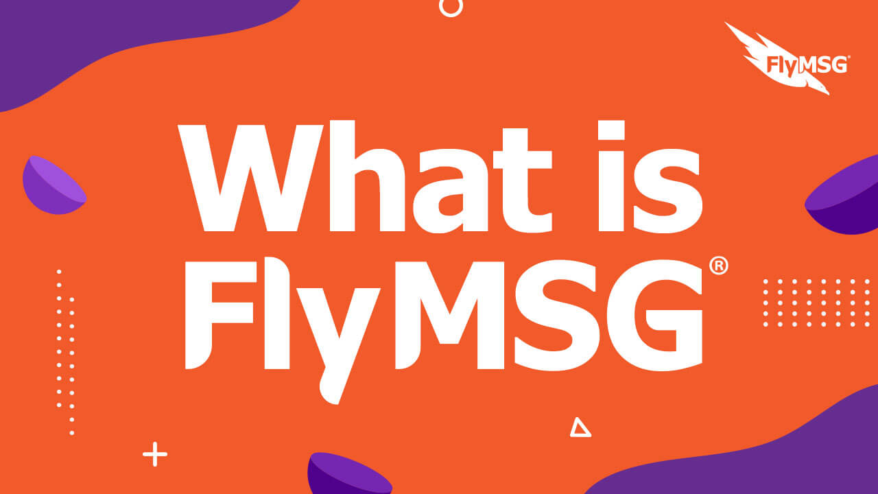 what is flymsg logo card