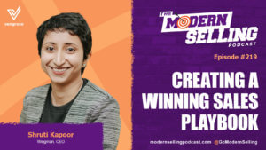 creating a winning sales playbook episode with shruti kapoor