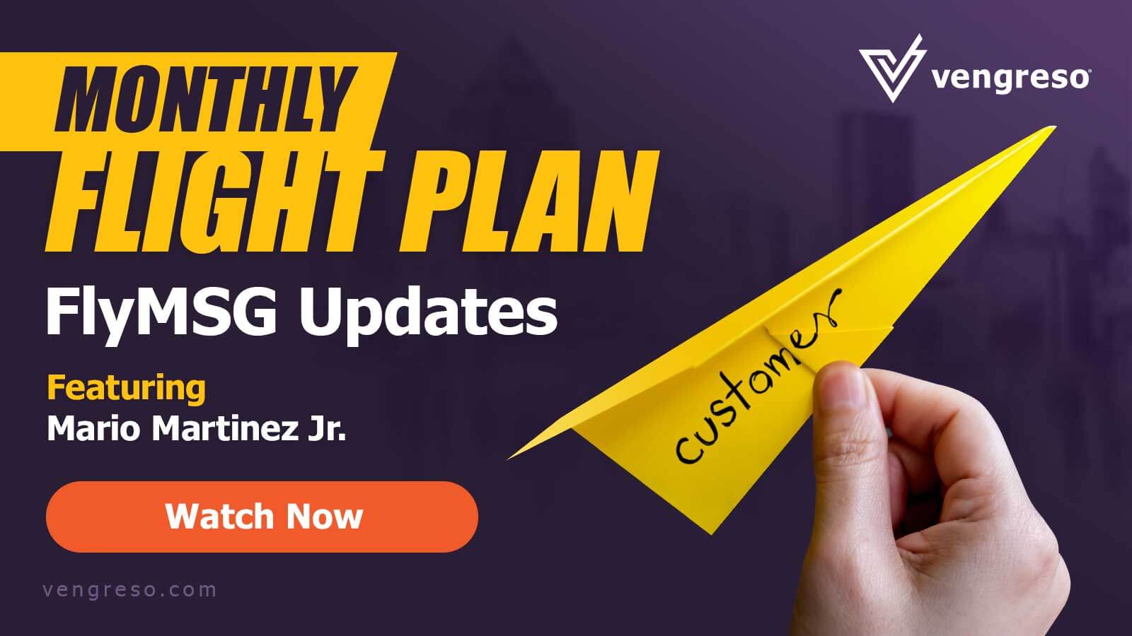 Watch the Monthly FlyMSG Flight Plan! Featuring FlyMSG news and updates.