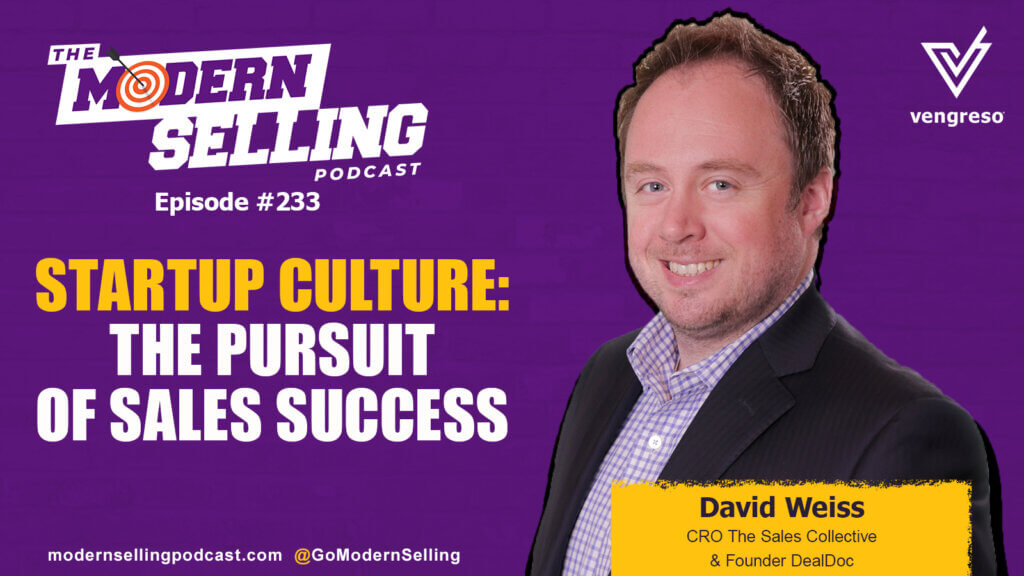 startup culture pursuit of sales success david weiss 233