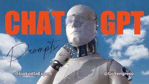 robot with glasses looking up with a finger on its chin thinking about the best chatgpt prompts