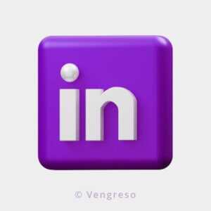 LinkedIn logo for social media marketing vs social selling