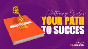 Your journey to success in sales. a book titled understanding sales and a key on top of it and the words: mastering sales your path to success, next to it