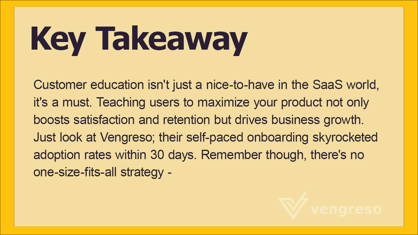 Key Takeaway 2 Revolutionizing SaaS Sales Training: A Success Journey