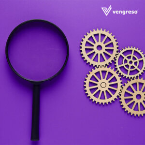 Keywords: magnifying glass, gears