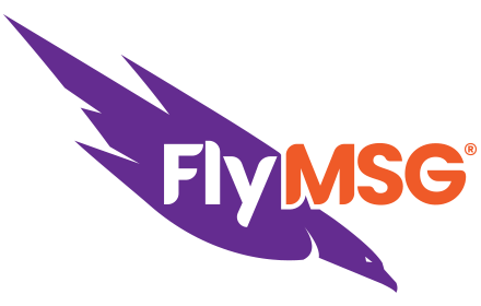 Create a vibrant logo featuring a text expander alternative landing page with a colorful orange and purple bird flying.
