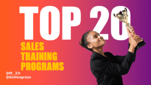 The description highlights the top 20 sales training programs.