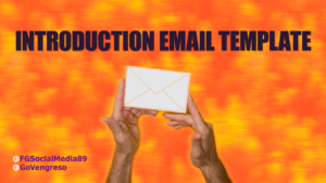 Craft The Perfect Introduction Email Template for Winning Strategies. A hand is seen holding an envelope with the words introduction email template.
