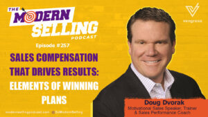 The modern selling podcast with Doug Drake dives into winning plans and drives results in sales compensation.