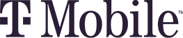 The image shows the T-Mobile logo, featuring a large, purple "T" followed by the word "Mobile" in the same purple color. The design is simple and modern, typically associated with the telecommunications company.